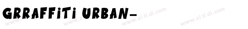 grraffiti urban字体转换